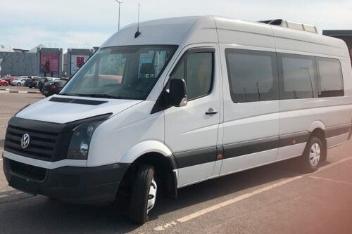 Пассажирский микроавтобус Volkswagen Crafter аренда с водителем в Минске