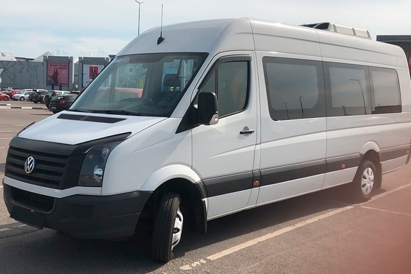 Пассажирский микроавтобус Volkswagen Crafter аренда с водителем в Минске